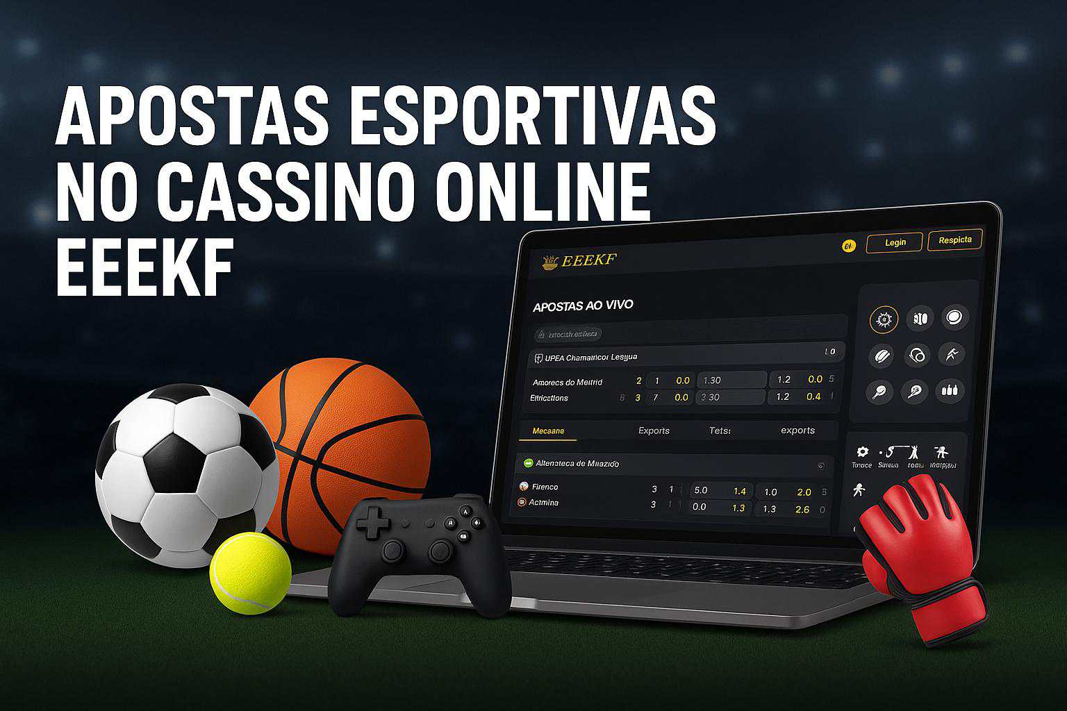 Aposte em apostas esportivas no cassino online EEEKF