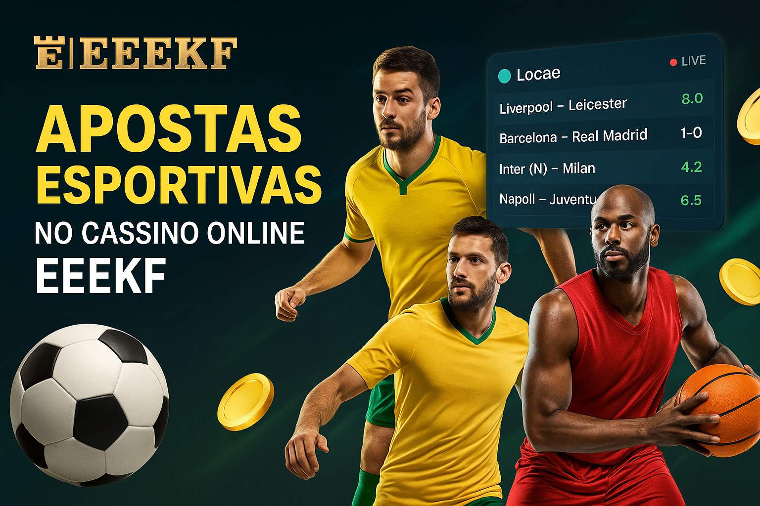 Apostas esportivas no cassino online EEEKF